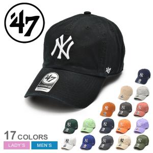 （ゆうパケット送料無料）47 ブランド キャップ 帽子 メンズ レディース NY YANKEES CLEANUP 47 BRAND CAPS B-RGW17GWS ブラック 黒 グレー ネイビー 紺｜z-sports