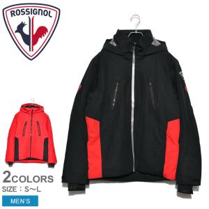 ロシニョール アウター メンズ フォンクション スキー ジャケット ROSSIGNOL RLJMJ05 黒 赤 長袖 上着 スポーツ 送料無料｜z-sports