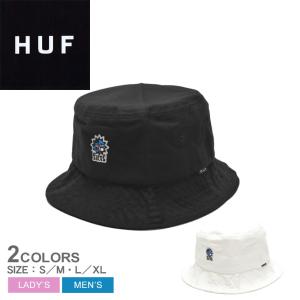 （ゆうパケット可）ハフ 帽子 メンズ レディース SEEING SUN BUCKET HAT HUF HT00735 ブラック 黒 ホワイト 白 ユニセックス バケハ ストリート｜z-sports