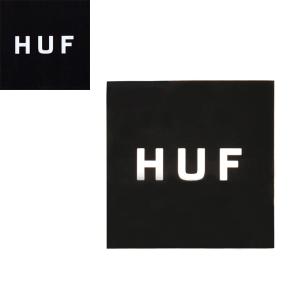 （ネコポス配送） ハフ ステッカー メンズ レディース BOX LOGO STICKER HUF AC00853 ブラック 黒 シール スーツケース パソコン PC ロゴ カスタム