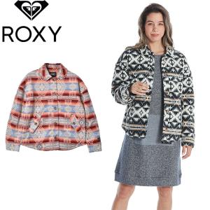 送料無料 ロキシー シャツ レディース ロキシー × ペンドルトン フリース シャツ ROXY RSH214013 黒 レッド 赤 アウター シャツ｜z-sports