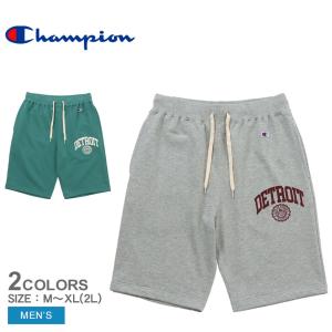 チャンピオン ハーフパンツ メンズ ショーツ CHAMPION C3-Z513 グレー グリーン 緑 ボトムス パンツ ショートパンツ ショート丈｜z-sports