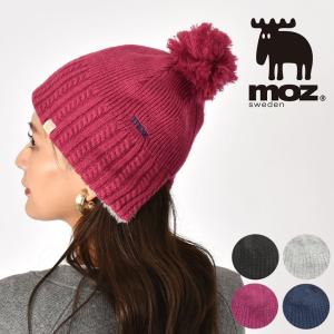 スリット入りニット帽 ニット帽 モズ 475-0010 レディース