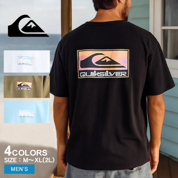 （ネコポス配送） クイックシルバー 半袖Tシャツ メンズ GRADIENT BOX ST QUIKS...