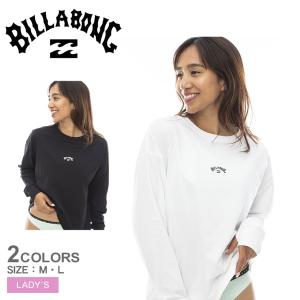 ビラボン ラッシュガード レディース フォーサンドアンドウォーター ロゴ L／S ティー ラッシュ BILLABONG BE013865 ブラック 黒｜z-sports