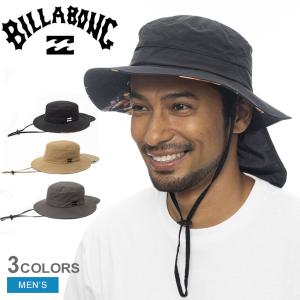 ビラボン バケットハット メンズ SUBMERSIBLE HAT BILLABONG BE011970 ブラック 黒 グレー 帽子 ぼうし バケハ ロゴ 紫外線 花柄｜z-sports