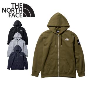 ザ ノースフェイス パーカー メンズ スクエアロゴフルジップ THE NORTH FACE NT62132 ブラック 黒 グレー ネイビー カーキ ロゴ
