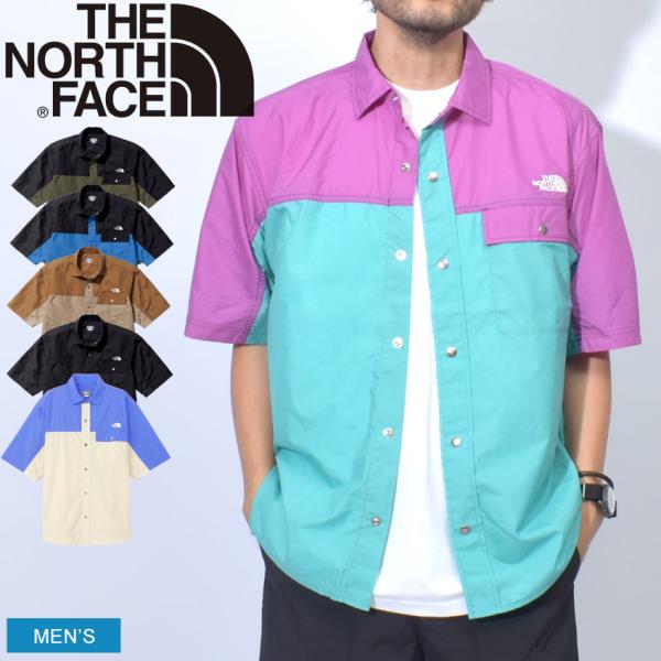 ザ ノースフェイス 半袖シャツ メンズ ショートスリーブヌプシシャツ THE NORTH FACE ...