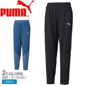 送料無料 プーマ パンツ メンズ トレインオールデイ パワーフリース ジョガー PUMA 522996  ブルー 青 ウエア スエット 運動｜z-sports