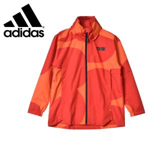 送料無料 アディダス ジャケット レディース マリメッコ TRAVEER RAIN. RDY ジャケット ADIDAS DJ869 レッド｜z-sports