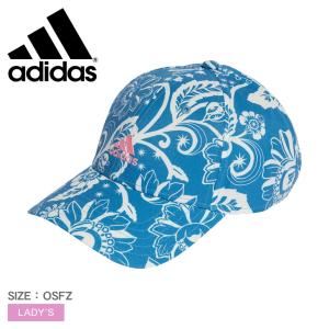 アディダス 帽子 レディース ADIDAS × FARM ベースボールキャップ ADIDAS HBR81 ブルー 青 ホワイト 白 ファームカンパニー｜z-sports