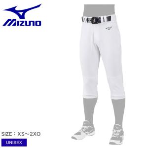 ミズノ パンツ メンズ レディース ユニセックス GACHIユニフォーム（レギュラータイプ／ヒザ2重） MIZUNO 12JD2F60 ホワイト 白｜z-sports