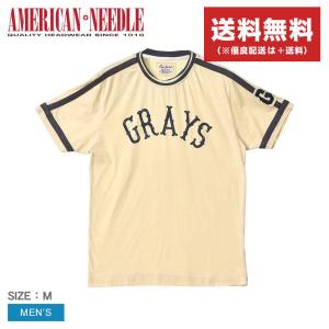 アメリカンニードル 半袖Tシャツ メンズ ホームステッドグレイズ Tシャツ AMERICAN NEEDLE RJ556 白 ブランド 送料無料｜z-sports