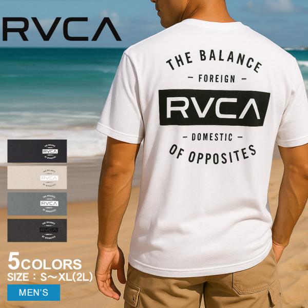 ルーカ 半袖Tシャツ メンズ TCS SS Tシャツ RVCA BF041265 ホワイト 白 ブラ...