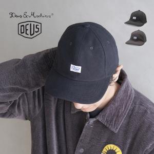 デウス エクス マキナ 帽子 メンズ レディース MOLESKIN CAP DEUS EX MACHINA DMW227158 ブラック 黒 ブラウン 茶 キャップ ロゴ｜z-sports