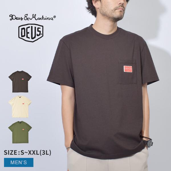 （ネコポス配送） デウスエクスマキナ 半袖Tシャツ メンズ VENTURE POCKET TEE D...