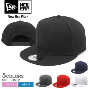 ニューエラ 帽子 メンズ レディース 9FIFTY スタンダードフィット フラットビル スナップバック NEW ERA NE4020 ブラック 黒 紺