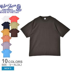 ベルバシーン 半袖Ｔシャツ メンズ 1パック S/S Tシャツ VELVA SHEEN 162319 ホワイト 白 ブラック 黒 トップス インナー ウエア｜z-sports