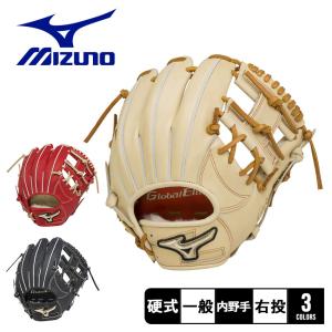 ミズノ グローブ 大人 一般 ユニセックス 硬式用 グローバルエリート ∞インフィニティNEO 内野手用 MIZUNO 1AJGH27313 レッド｜z-sports