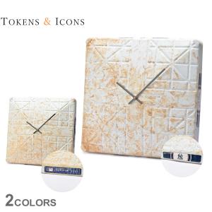 トークン＆アイコン 時計 USED BASEBALL CLOCK Tokens＆Icons BCY BCAN ベージュ 野球 ベースボール MLB 野球チーム 壁掛け 雑貨｜z-sports