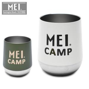 エムイーアイ キャンプ タンブラー サーモラウンドタンブラー MEI CAMP MEI-CMP-000012 白 カーキ メイ 水筒 BBQ 保温｜z-sports