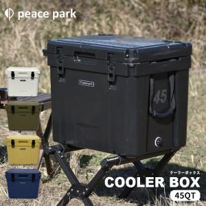 ピース パーク クーラーボックス 45QT クーラーボックス PEACE PARK アウトドア用品 保冷 持ち運び 海