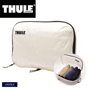 スーリー 圧縮パッキングキューブ メンズ レディース コンプレッション パッキング キューブ ミディアム THULE 3204859 ホワイト｜z-sports