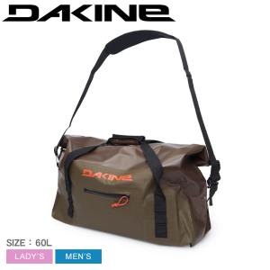 ダカイン ダッフルバッグ メンズ レディース CYCLONE WET／DRY ROLLTOP DUFFLE60L DAKINE BE237035 カーキ ブラウン 茶 バッグ｜z-sports