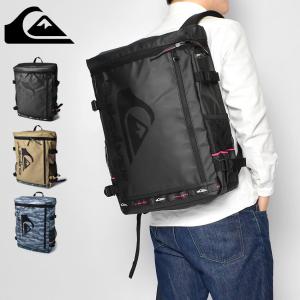クイックシルバー バックパック メンズ レディース BLOCK SQUARE QUIKSILVER QBG221301 ブラック 黒 ベージュ ブルー 鞄 バッグ