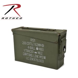 ロスコ 弾丸ケース 30 CAL AMMO CAN ROTHCO グリーン カーキ サバゲー サバイバルゲーム 雑貨 ブランド おしゃれ インテリア｜z-sports