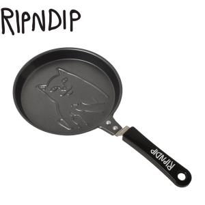 リップンディップ パンケーキパン メンズ レディース LORD NERMAL PANCAKE PAN RIPNDIP RND7152 黒 調理器具 猫 送料無料｜z-sports