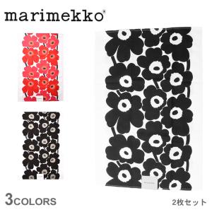 （ゆうパケット可） マリメッコ ティータオル UNIKKO TEA TOWEL 47×70cm 2枚...