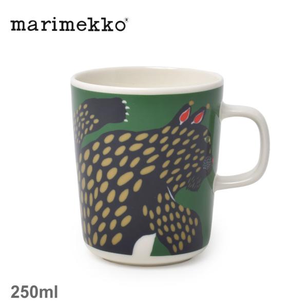 マリメッコ 食器 ILVES マグカップ 250ml MARIMEKKO 72628 グリーン ブラ...