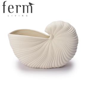 ファーム リビング 植木鉢 メンズ レディース シェルポット ferm LIVING 100232202 ホワイト 白 インテリア 北欧 生活 雑貨 鉢｜z-sports