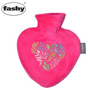 ファシー 湯たんぽ メンズ レディース ハートシェイプ湯たんぽ FASHY 6527 レッド ピンク カバー プレゼント ギフト ハート 水枕｜z-sports