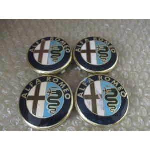 ALFA ROMEO アルファロメオ 純正 アルミホイール用 センターキャップ 中古４個/4枚 AS...