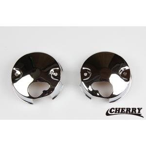 547】【Z400FX】 新品メーターカバー上下セット ブラッククローム 旧車