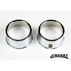 547】【Z400FX】 新品メーターカバー上下セット ブラッククローム 旧車