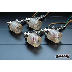 251】デカヨーロピウインカー 46mm アルミボディ アルミステー 旧車