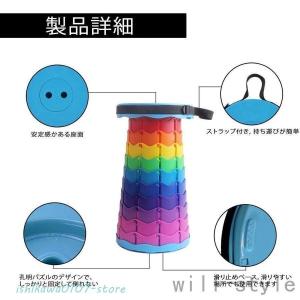 折りたたみ椅子 アウトドアチェア 伸縮式 キャ...の詳細画像2