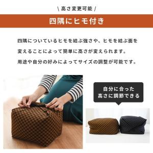 正座クッション 大 約26×26×20cm 日...の詳細画像5