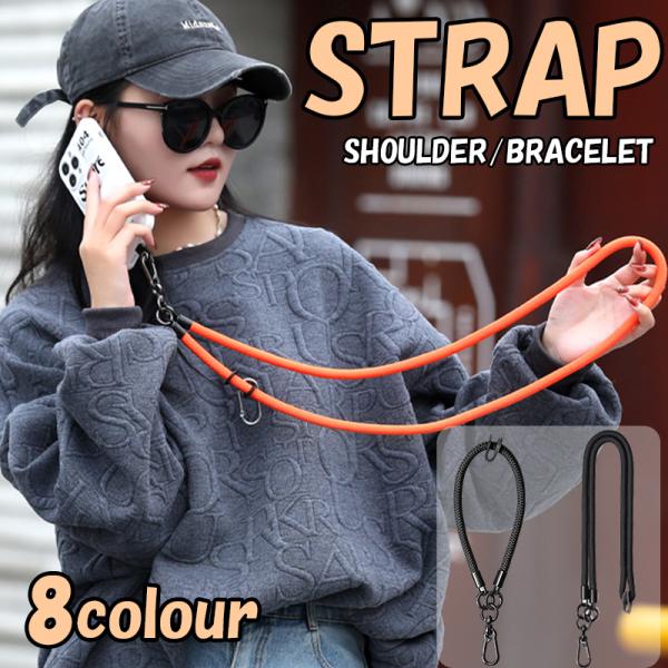 スマホ ストラップ 落下防止 ショルダー ストラップ ネックストラップ 首掛け スマホ用 落下防止 ...
