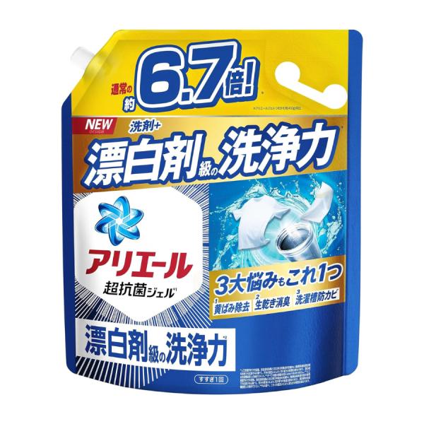 アリエール 洗濯洗剤 液体 詰め替え 約6.7倍 3.03kg