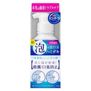 花王　薬用ピュオーラ　泡で出てくるハミガキ　フレッシュミントの香味　１９０ｍｌ