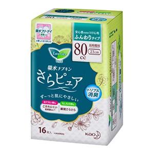花王　ロリエ　さらピュア　ふんわりタイプ　８０ｃｃ　16枚