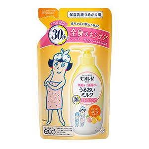 花王　ビオレU　角層まで浸透するうるおいミルク つめかえ 250ml やさしいフルーツの香り