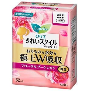 花王　ロリエ きれいスタイル 極上Ｗ吸収 フローラルブーケの香り ６２個入