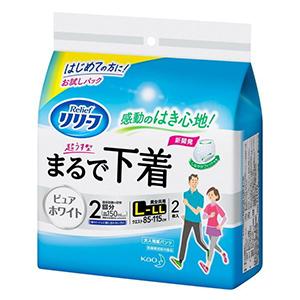リリーフ 花王 紙パンツ2回分 超薄型まるで下着 M サイズお試し