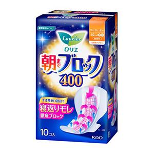 花王　ロリエ　朝までブロック４００　１０個入