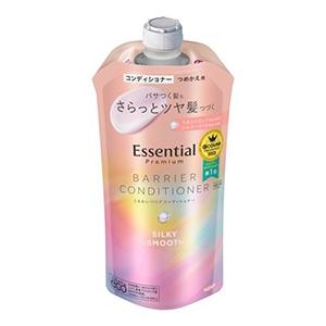 花王　エッセンシャル　プレミアム　ウルオイバリアコンディショナーシルキー＆スムースつめかえ３４０ｍｌ